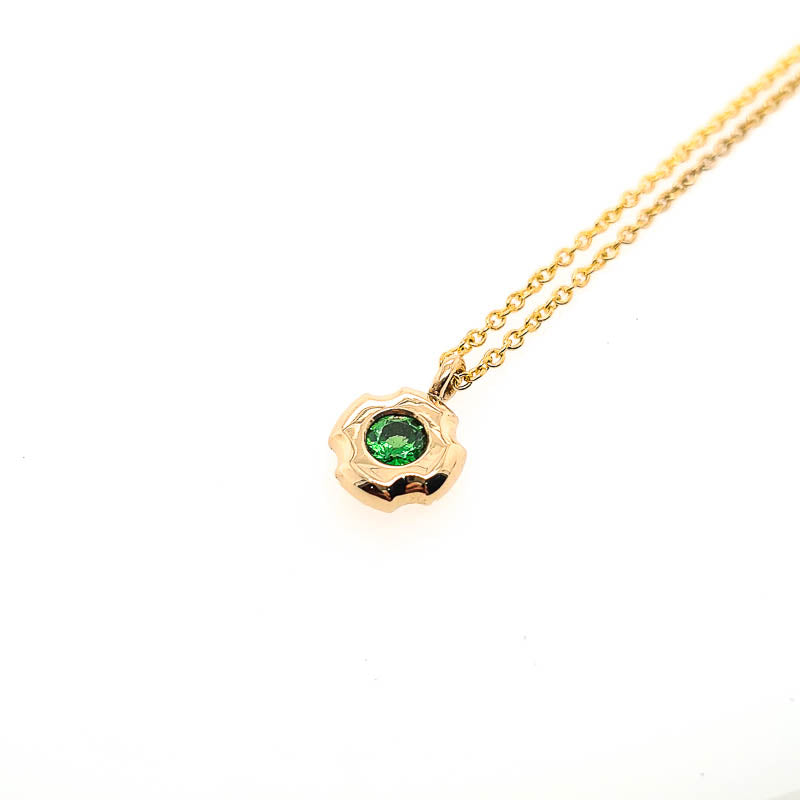 9ct Gold and Sapphire Necklace "Luna"