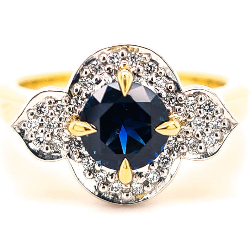 18ct Gold & Sapphire Ring "Scarlett Sapphire"