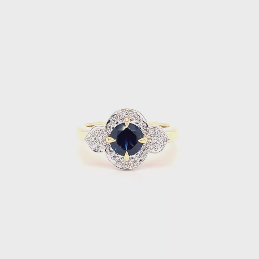 18ct Gold & Sapphire Ring "Scarlett Sapphire"