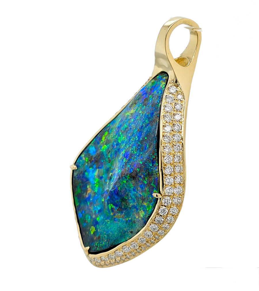 50ct Boulder Opal Pendant