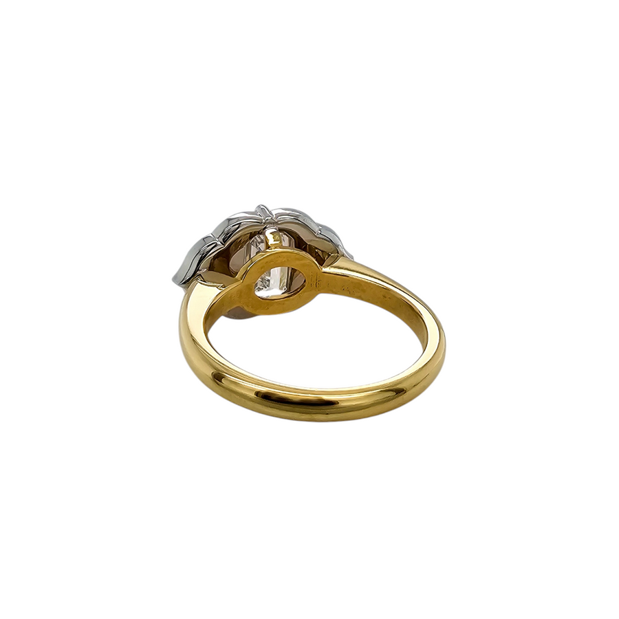 18ct White & Yellow Gold Diamond Ring