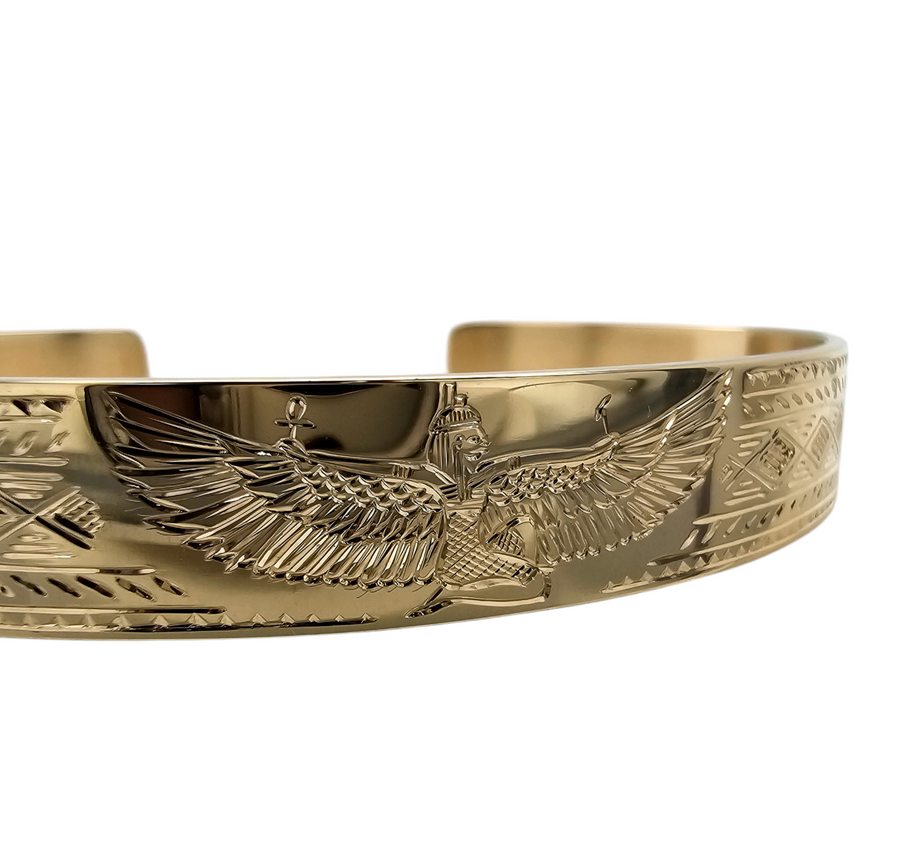 Handmade 14ct Yellow Gold Cuff