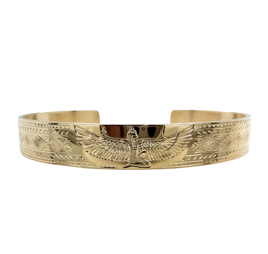 Handmade 14ct Yellow Gold Cuff