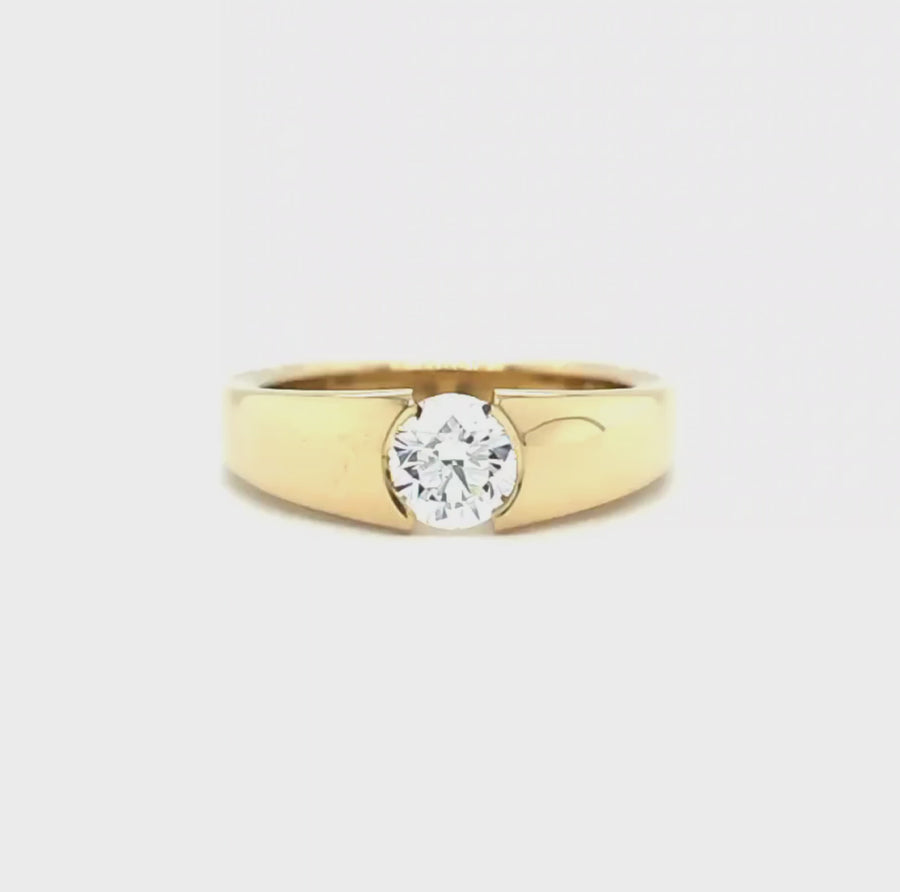 18ct Yellow Gold & Diamond Engagement ring "Astra"