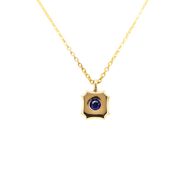 9ct Gold and Sapphire Necklace "Iris"