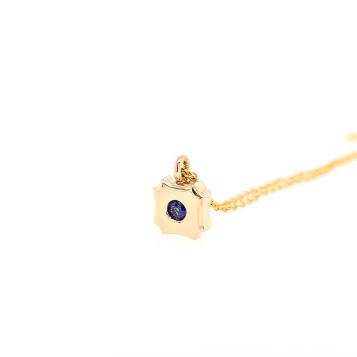 9ct Gold and Sapphire Necklace "Iris"