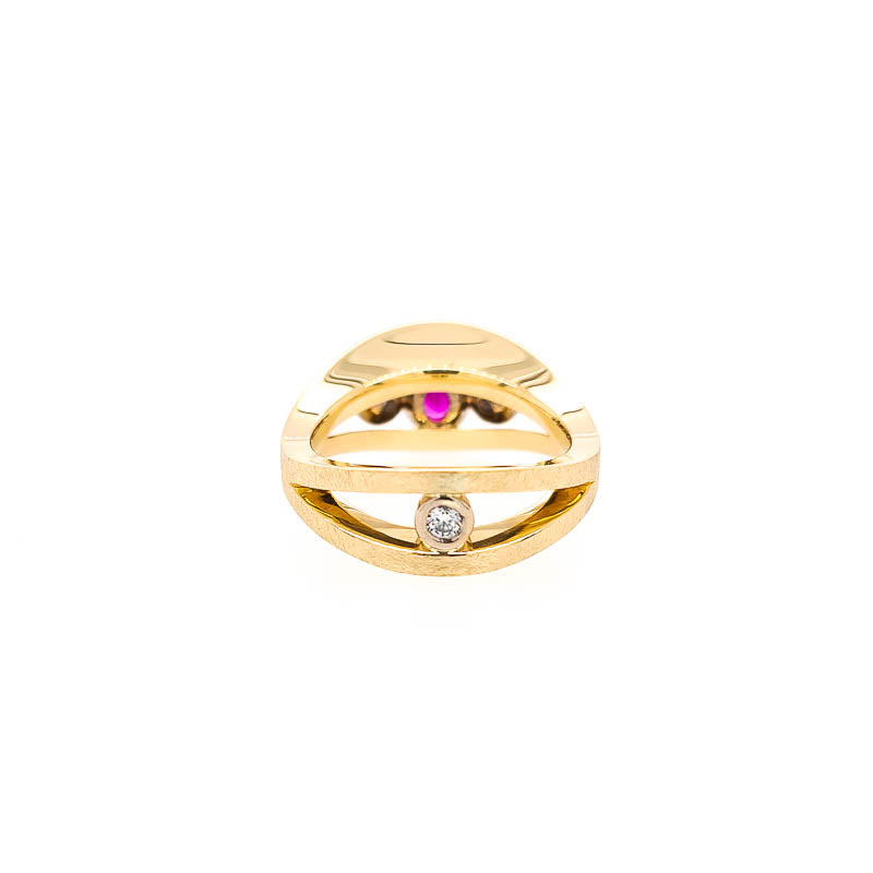 18ct Gold and Ruby Ring " Ruby Reflections"