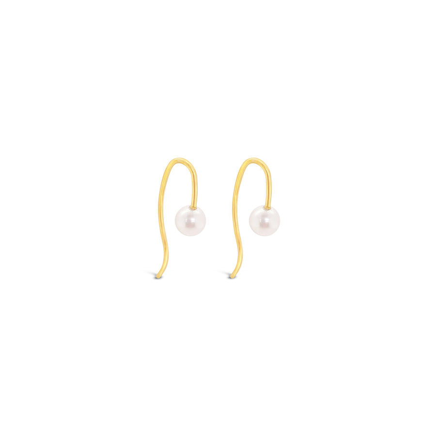 9ct Gold and Pearl Earrings "Solange"