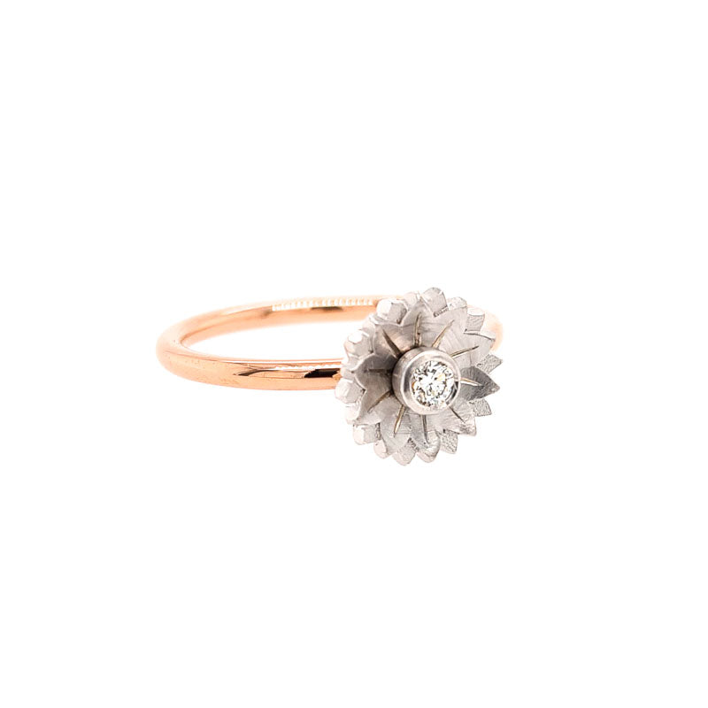 9ct Gold and Diamond Rings "Fleur"