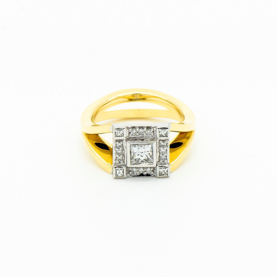 18ct Gold & Diamond 'Reflections' Ring