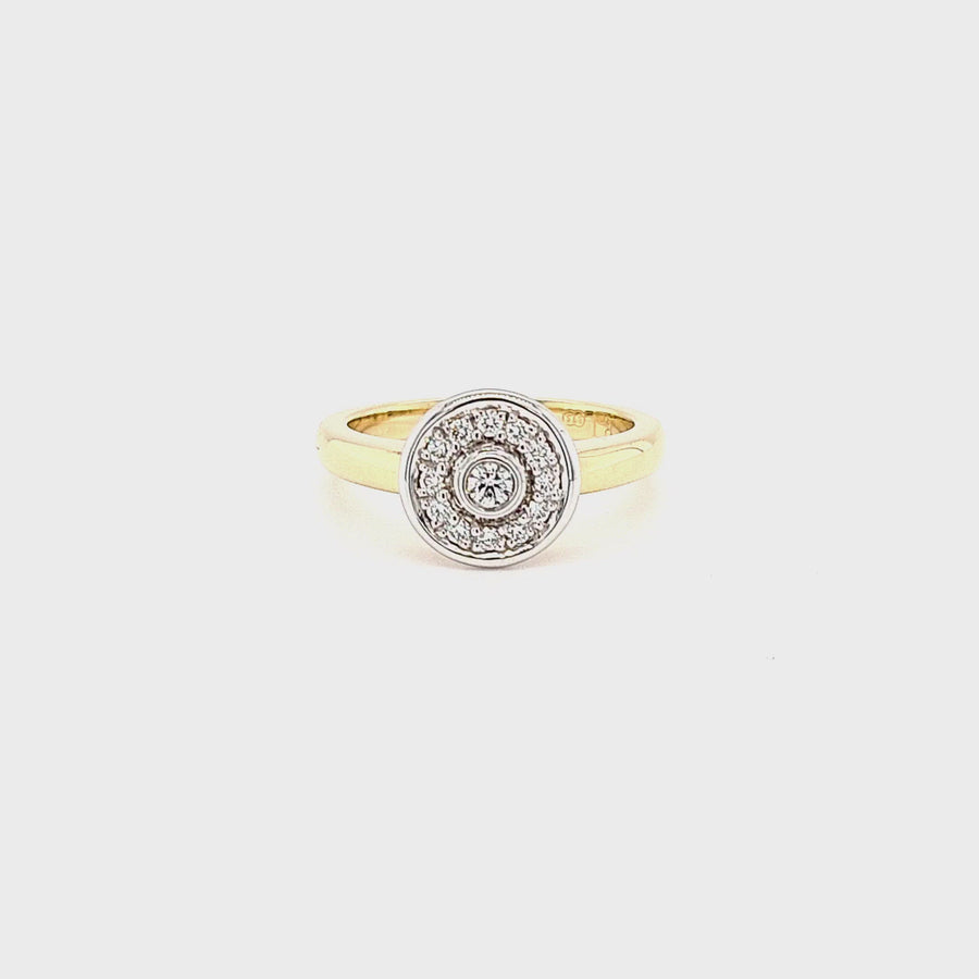 9ct Gold and Diamond Engagement Ring "Aurora"